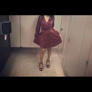 Maroon Dress
